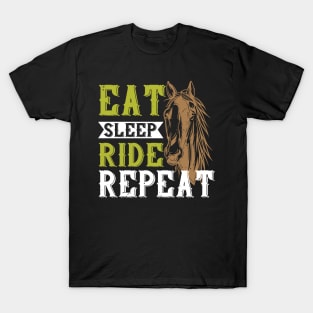 Eat Sleep Ride Repeat T-Shirt